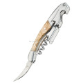 High quality Double hinge Rose Wood handle corkscrew waiter corkscrew